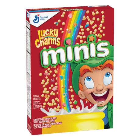 Lucky Charms™ Minis Cereal, front of product.